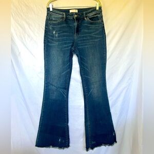 Vervet Dark Wash Mid-Rise Flare Jeans